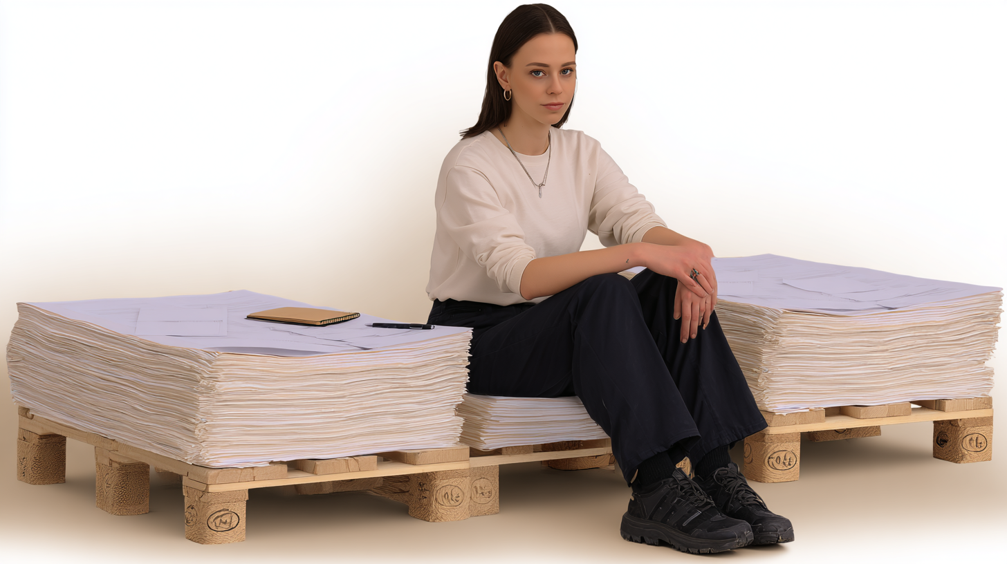 Sitzen Sie auf Palettenscheinen?